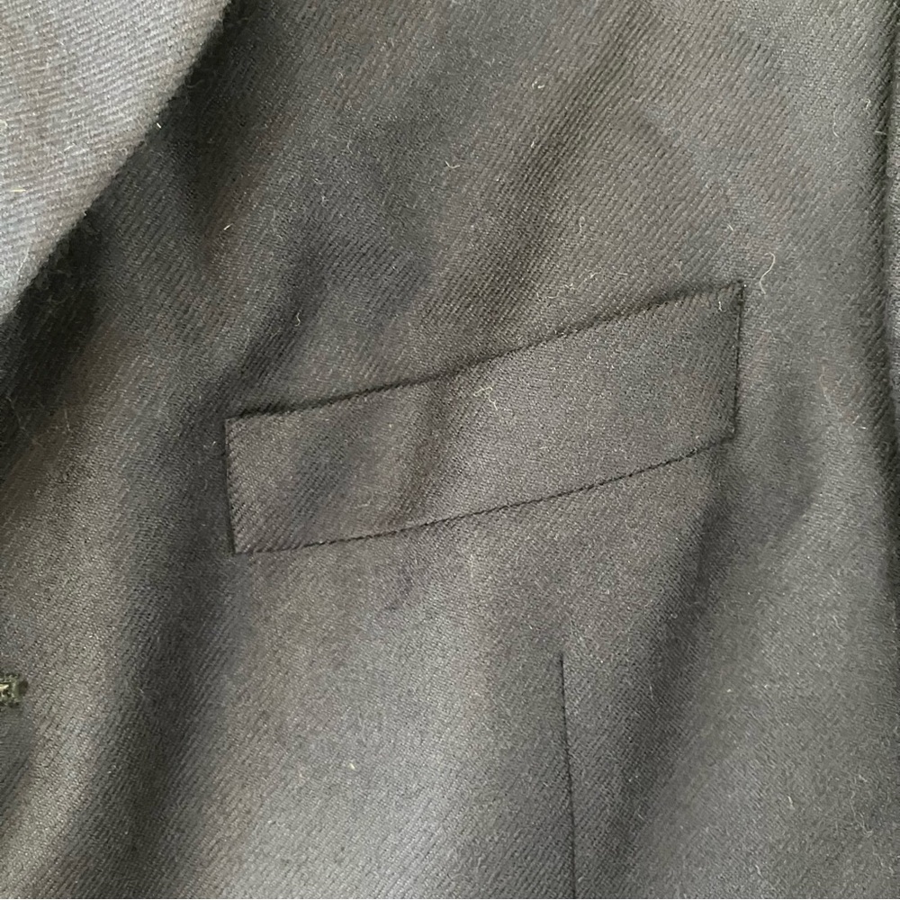 Jack Victor Saks Fifth Ave Men’s Navy 100% Worsted Cashmere Jacket Coat (40S) - Picture 3 of 10
